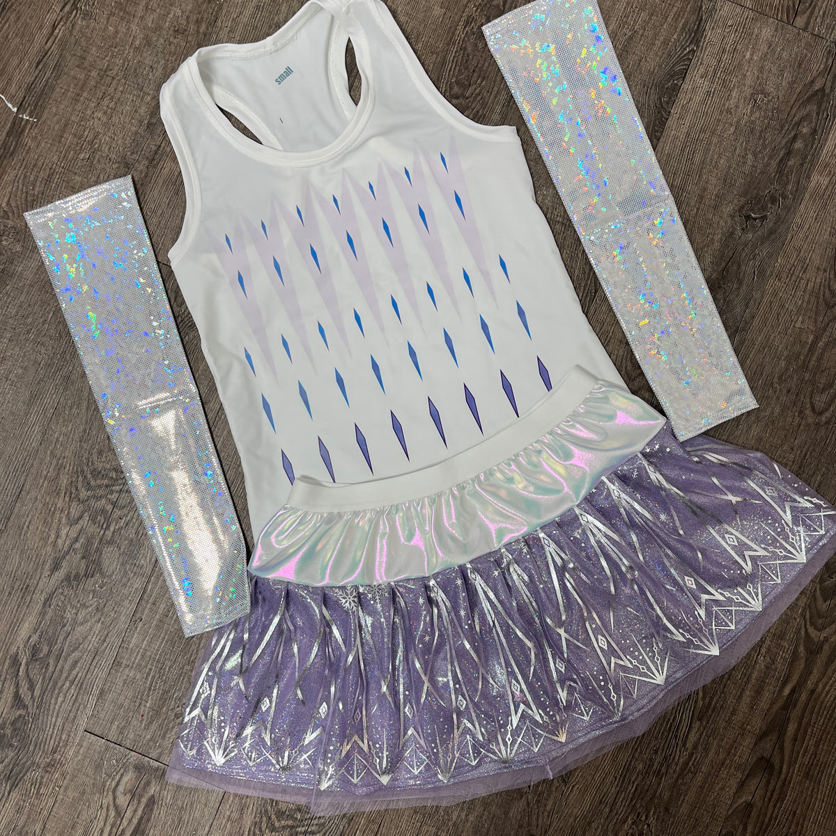 Elsa Frozen 2 White Gown Inspired Running Costume Rock City Skirts