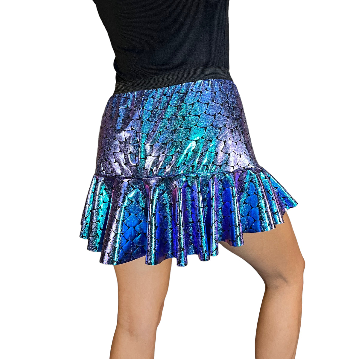 Holographic on sale mermaid skirt