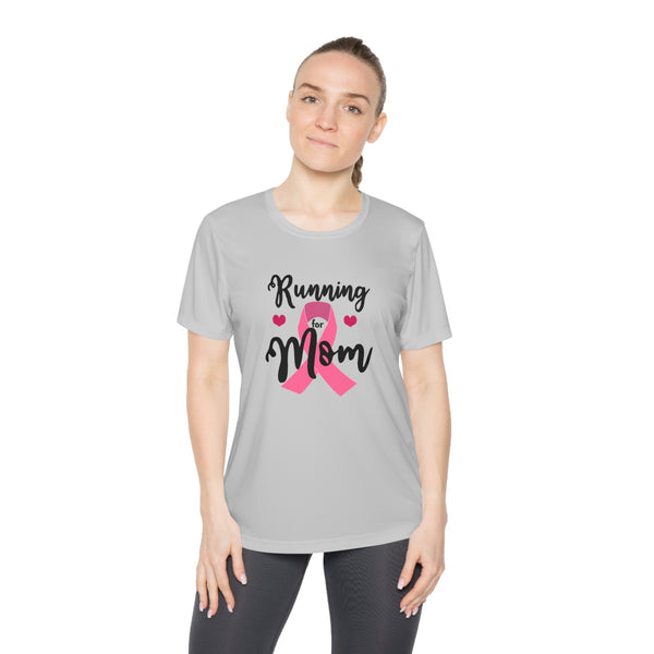 Breast Cancer Run Shirt | Running for Mom Pink Ribbon Tee for Awareness Runs | Breast Cancer Gift