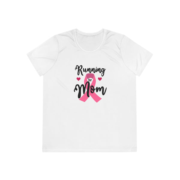 Breast Cancer Run Shirt | Running for Mom Pink Ribbon Tee for Awareness Runs | Breast Cancer Gift