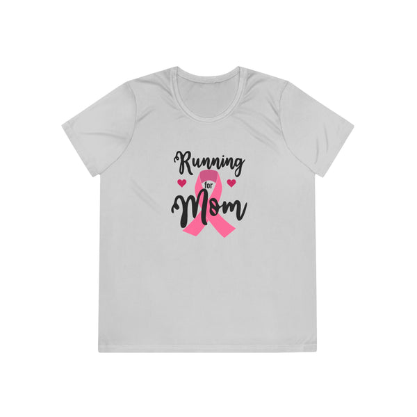 Breast Cancer Run Shirt | Running for Mom Pink Ribbon Tee for Awareness Runs | Breast Cancer Gift