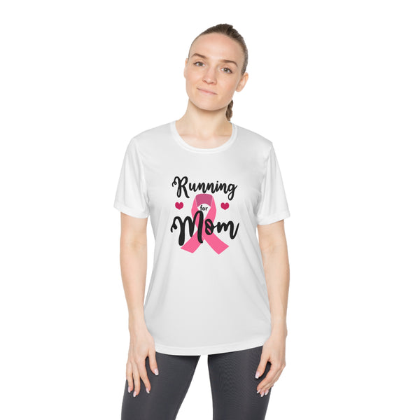 Breast Cancer Run Shirt | Running for Mom Pink Ribbon Tee for Awareness Runs | Breast Cancer Gift